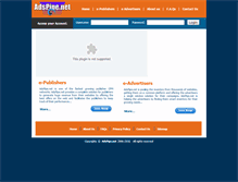 Tablet Screenshot of adspipe.net